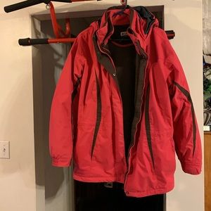 Warm, heavy, zip out liner